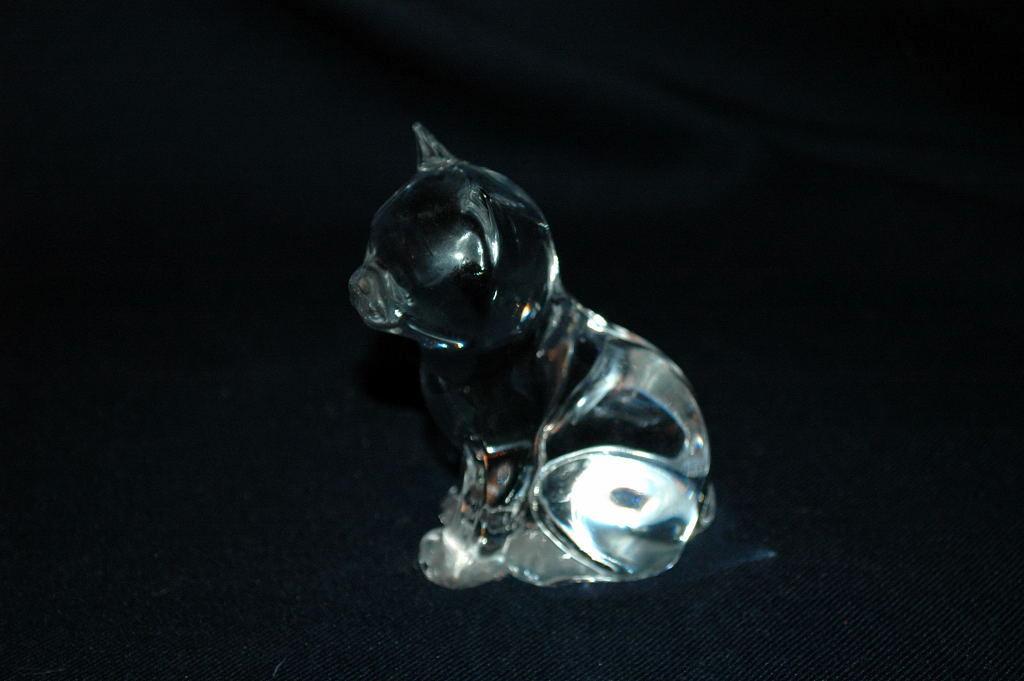 Princess House Pets Crystal Katrina Kitten Cat Figurine Germany