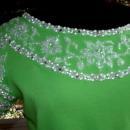 Vintage Heavily Beaded Wool Knit Top by Palio of Hong Kong