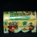 Hand Painted on Camel Bone Persian Trinket Casket or Box