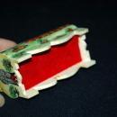 Hand Painted on Camel Bone Persian Trinket Casket or Box