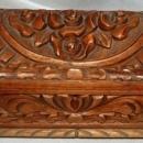 Old Mexico Carved Wood Dome Top Box