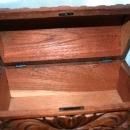 Old Mexico Carved Wood Dome Top Box