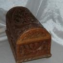 Old Mexico Carved Wood Dome Top Box