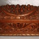 Old Mexico Carved Wood Dome Top Box