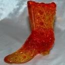 Amberina Button & Daisy High Top Boot Fenton