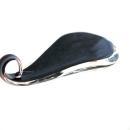 Blown Art Glass Large Flower Drop Pendant