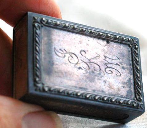 Antique Sterling MatchBoX Safe, Holder, Vesta with Box and Striker