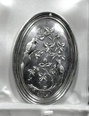 Sterling silver Christmas medallion ornament