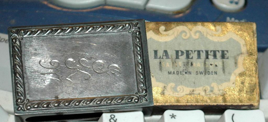 Antique Sterling MatchBoX Safe, Holder, Vesta with Box and Striker