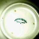 Franciscan Ware Coronado Swirl - Matte White - Very Nice Gravy Boat With Attached Plate