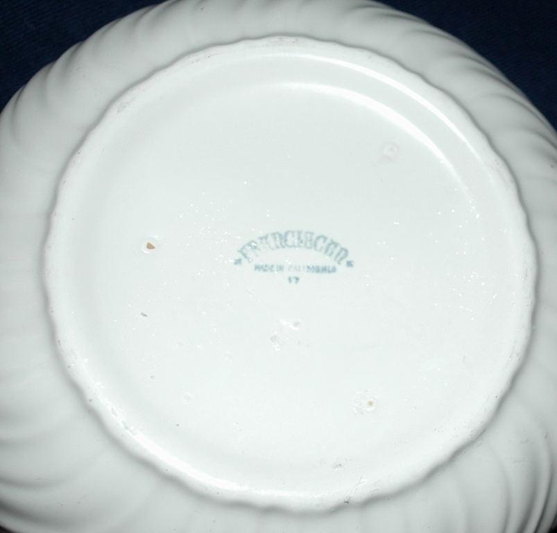 Franciscan Ware Coronado Swirl - Matte White - Serving Bowl