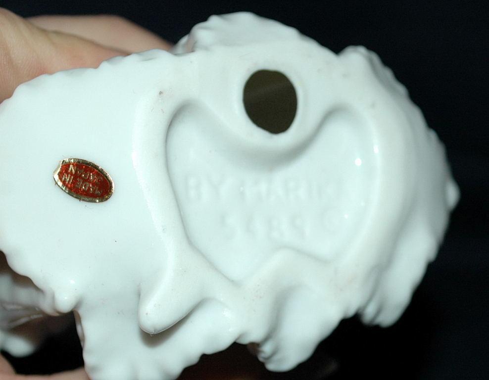 Lefton By Marika White Porcelain Girl with Parasol