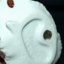 Lefton By Marika White Porcelain Girl with Purse