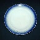 La Francaise Porcelain Flow Blue Plate