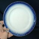 La Francaise Porcelain Flow Blue Plate