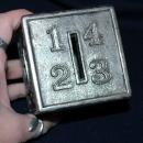 ABC 123 Block Silver Plated Coin Bank - Raimond Japan Vintage