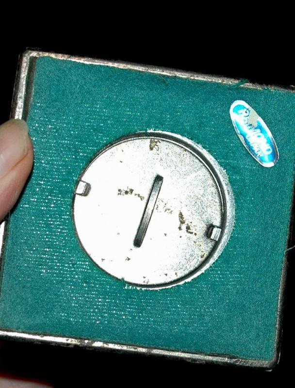 ABC 123 Block Silver Plated Coin Bank - Raimond Japan Vintage