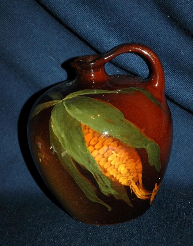 Weller Louwelsa Aurelian, Jug Pitcher with Corn Stack
