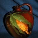Weller Louwelsa Aurelian, Jug Pitcher with Corn Stack