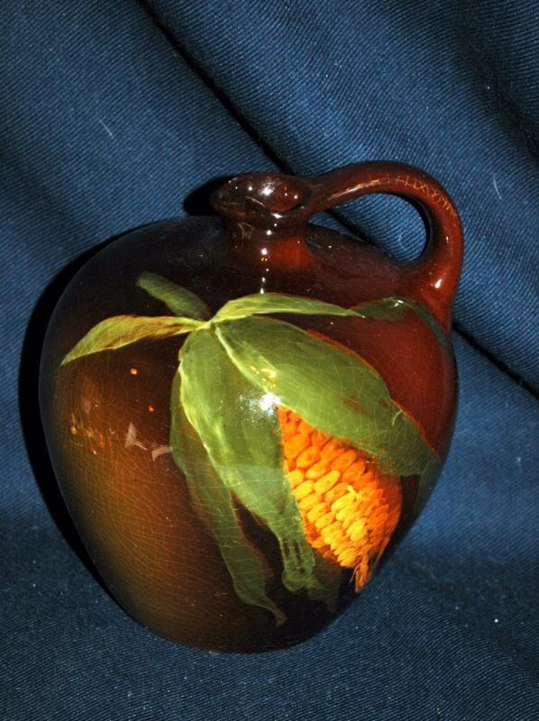 Weller Louwelsa Aurelian, Jug Pitcher with Corn Stack