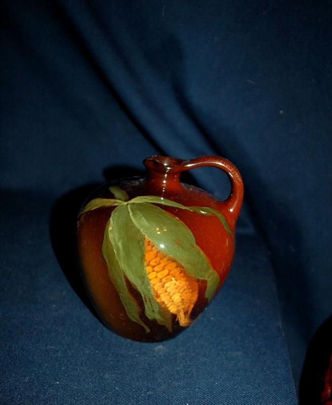 Weller Louwelsa Aurelian, Jug Pitcher with Corn Stack