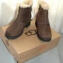 Girl's UGG Shearling zip up Ankle Booties sz 3 GIRLS YOUTH