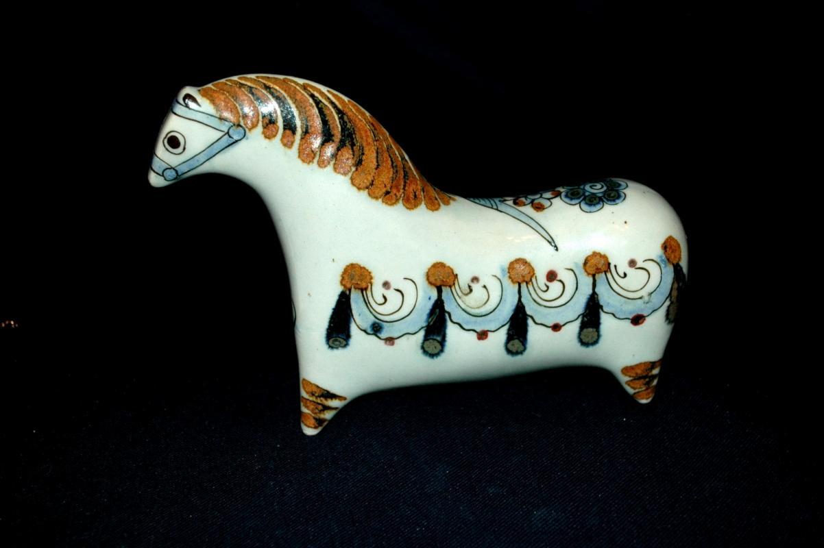 Vintage Ken Edwards Tonala Pottery Horse Mexico