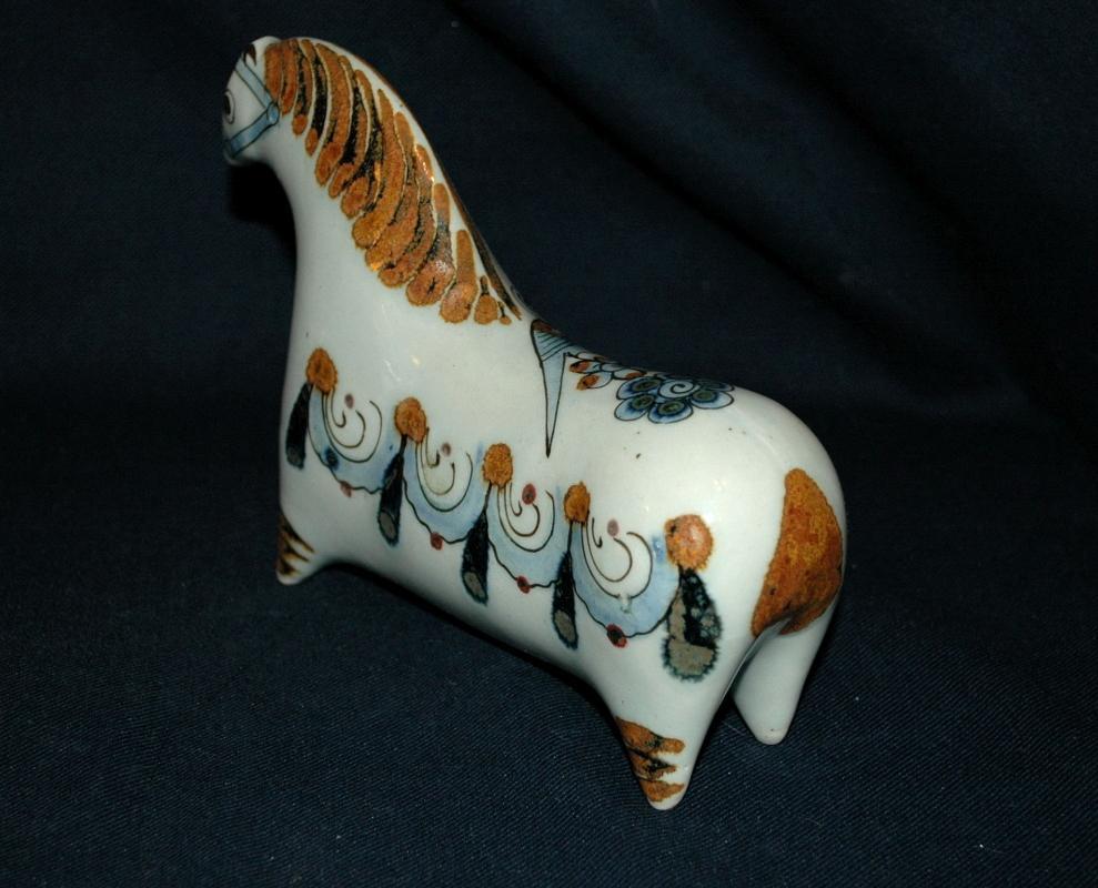 Vintage Ken Edwards Tonala Pottery Horse Mexico
