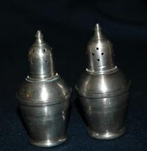 Sterling Silver, Crest Silver Manufacturing Co. Salt Pepper Shakers