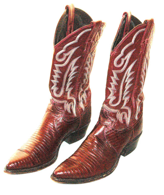 Justin Maroon Fancy leather Cowboy boots 9D ** PRICE REDUCED**!!