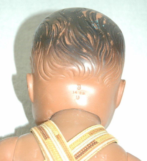 Vintage Black Brown Baby Doll ~ African American ?~