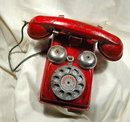 Vintage metal Toy Phone Speed Phone by The Gongbell MFG. Co.
