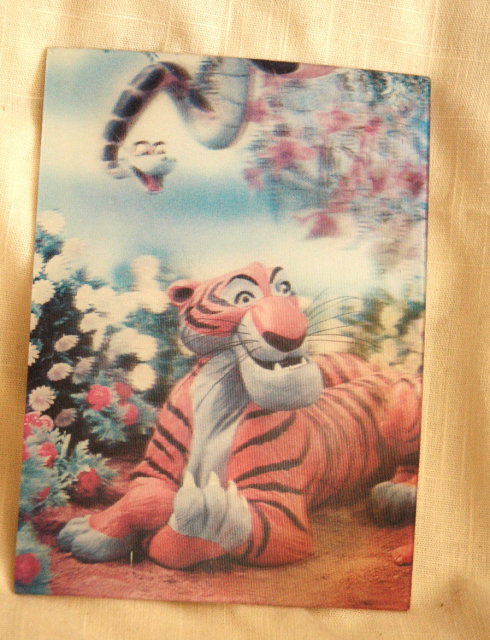 3-D Jungle Book Post Card
