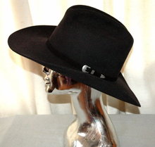 Beaver Hat Genuine Fur Felt Black Cowboy Hat