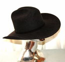 Beaver Hat Genuine Fur Felt Black Cowboy Hat