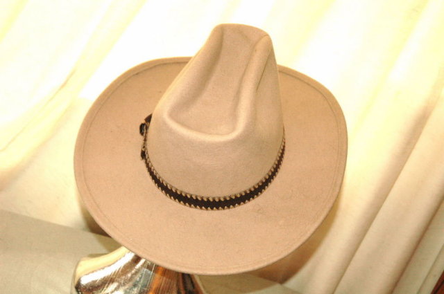 Vintage Wool Cowboy hat by Buckboard size 7 1/4