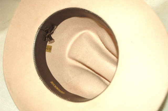 Vintage Wool Cowboy hat by Buckboard size 7 1/4