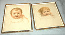Two Baby Pictures in pastels