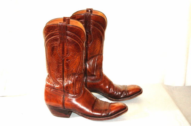 Lucchese Brown Men's Cowboy Boots 12AA ** PRICE REDUCED**!!