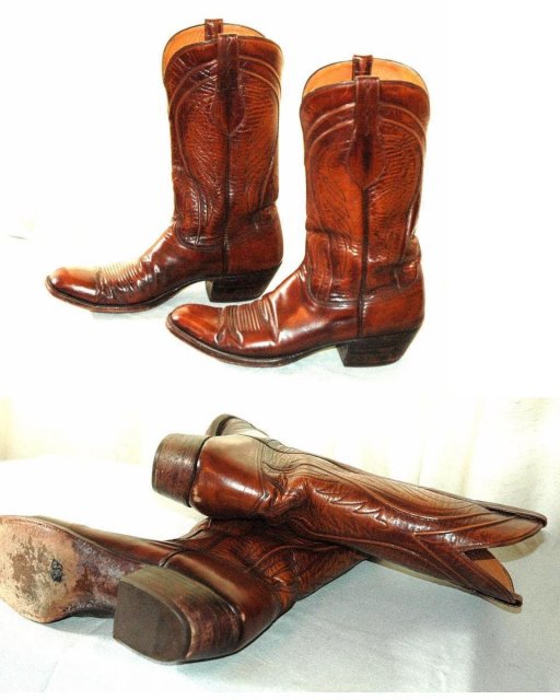 Lucchese Brown Men's Cowboy Boots 12AA ** PRICE REDUCED**!!