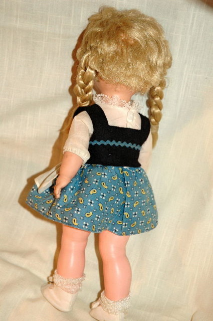 1962 Jolly Toy Inc. Scandinavian Girl Doll Orig clothes