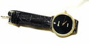 Elegant Black Face Diamond Genevex Watch
