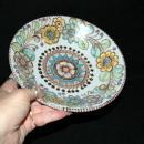 VINCENZO PINTO VIETRE Hand painted Majolica Compote, 19th Century Italian