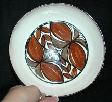 Vintage Hawaii Kapa Designs 1980 Pottery Salad Bowl