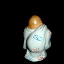 Small Ceramic Porcelain Fat Buddha Figurine