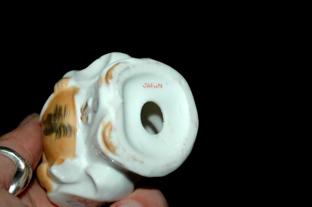 Small Ceramic Porcelain Fat Buddha Figurine