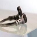 Irish Claddagh Ring, Sterling Silver & Amethyst Heart hand crafted in Ireland