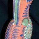 Mexico Tonala un-burnished opaque pottery water pitcher circa 1940's