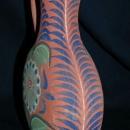 Mexico Tonala un-burnished opaque pottery water pitcher circa 1940's