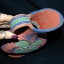 Mexico Tonala un-burnished opaque pottery water pitcher circa 1940's
